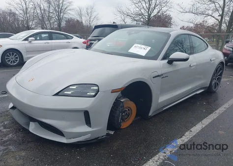 2025 Porsche Taycan 4 from USA, damaged, VIN WP0AA2Y10SSA11682